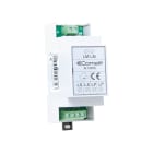 COMELIT - Serie Quadra - Scambio digitale audio/video, sistema Simplebus 2, max 2 ingressi, alimentazione da bus, montaggio DIN 2 moduli