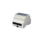 COMELIT - Derivatore di piano IP, sistema ViP, 1 ingresso/1 uscita 100Mbps, 4 derivazioni 10Mbps, montaggio DIN 4 moduli