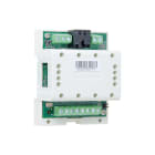 COMELIT - Modulo gestione 4 telecamere esterne, sistema ViP, modulazione segnale video, connettore RJ45, compatibile H.264, montaggio DIN 4 moduli