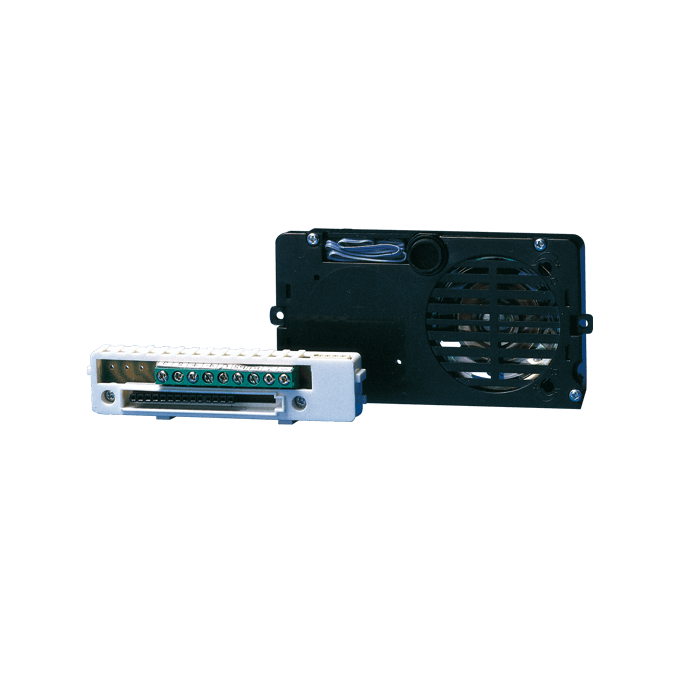 COMELIT - Serie Ikall - Gruppo audio per cablaggio tradizionale 4+N, doppio amplificatore, altoparlante stagno, microfono elettret 1610