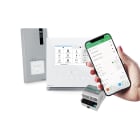 COMELIT - Serie Icona Manager - Kit domotico ViP con app, videocitofonia + gestione clima/carichi, posto esterno incluso