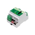 COMELIT - Modulo serial bridge SimpleHome con SD card e web server, gestione remota, RS232/RS485/Ethernet, DIN 4 moduli 20003101