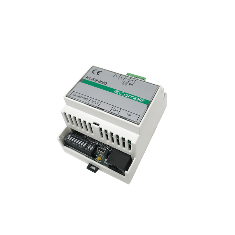 COMELIT - Interfaccia ViP per impianti Simplebus 2, sistema ViP, ricezione chiamate da posti esterni, comandi verso dispositivi SB2