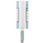 COMELIT - Serie Style - Citofono con chiamata elettronica, sistema ViP, 9 pulsanti configurabili, LED segnalazione, privacy