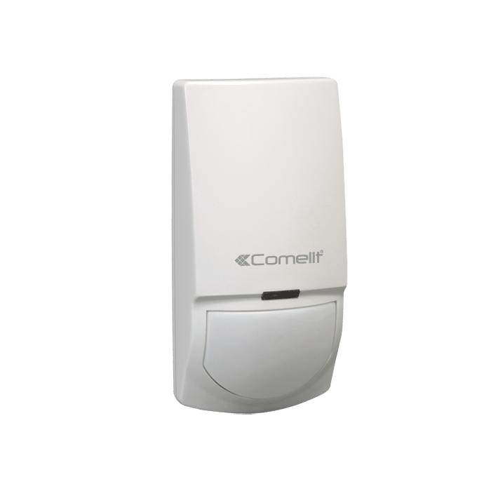 COMELIT - Sensore doppia tecnologia antimascheramento, PIR+MW 10GHz, portata 18m, pet immune 15/25kg regolabile