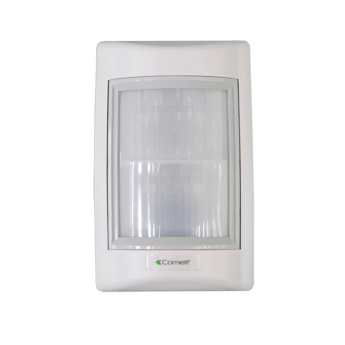 COMELIT - Sensore doppio PIR effetto tenda da esterno, portata 22.5m apertura 2.2m, tecnologia ASIC, IP65 30008078