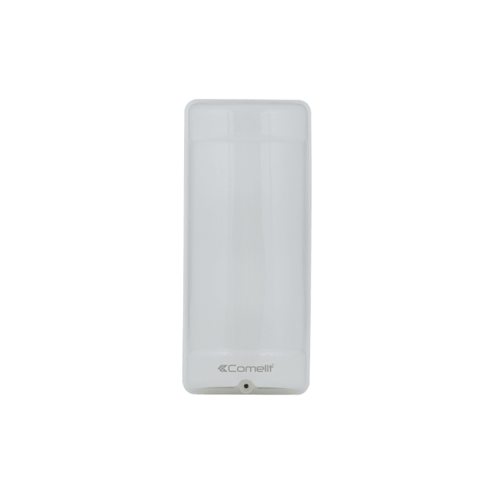 COMELIT - Sensore doppio PIR da esterno per trasmettitore generico, portata 12m, IK10, logica AND/OR, batteria 9V