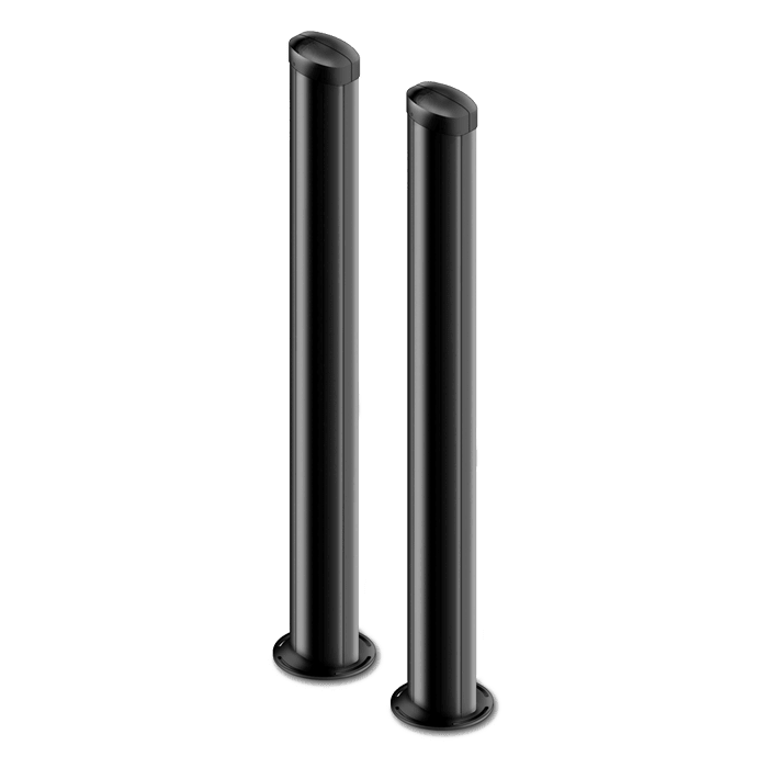 COMELIT - Coppia barriere microonde 24GHz, altezza 1m, portata 250m, 220VAC con batteria 7Ah, IP54