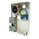 COMELIT - Alimentatore per barriere in cassetta metallica, 220VAC/13.8VDC 2.5A + 24VAC 300VA, batteria 18Ah max