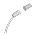 COMELIT - Contatto magnetico da incasso a sigaretta corto, plastica bianca, 18x11x11mm, non per infissi metallici