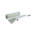 COMELIT - Contatto magnetico per porte basculanti alluminio, cavo con guaina metallica, 62x105x20mm