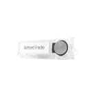 COMELIT - Pulsante analogico con cartellino, contatto pulito 2.5A 24VDC, per placche metalliche 2.5mm