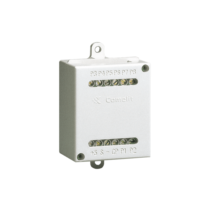 COMELIT - Modulo gestione 8 pulsanti, sistemi Simplebus 2 e ViP, abbinamento moduli audio/video o audio