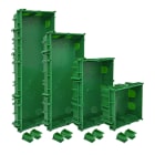 COMELIT - Serie Ultra - Scatola da incasso 1 modulo per pulsantiere, compatibile cartongesso, 123.5x122.5x50mm