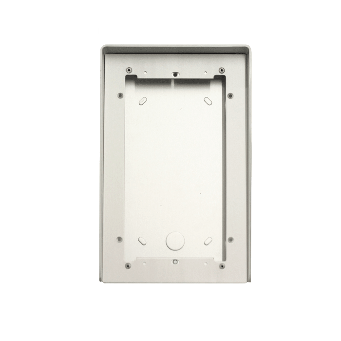 COMELIT - Serie Ikall - Custodia antipioggia alluminio anodizzato 2 moduli, 154x242x85mm