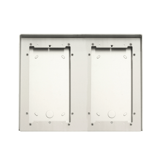 COMELIT - Serie Ikall - Custodia antipioggia alluminio anodizzato 4 moduli, 281x242x85mm 31164