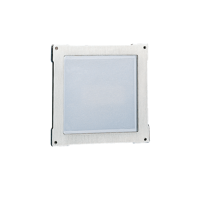 COMELIT - Serie Vandalcom - Modulo segnalazioni/portanomi, acciaio inox 2,5mm, cartoncino 12 nomi