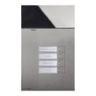 COMELIT - Serie 3one6 - Pulsantiera audio in acciaio inox AISI 316, 6 pulsanti 2 file, sistema ViP, pulsanti sense, LED segnalazione, IK08