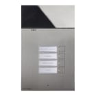 COMELIT - Serie 3one6 - Pulsantiera audio in acciaio inox AISI 316, 9 pulsanti 3 file, sistema ViP, pulsanti sense, LED segnalazione, IK08