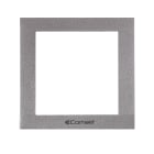 COMELIT - Serie Ikall - Telaio da parete 1 modulo, alluminio pressofuso silver, 125x125x37.5mm