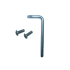 COMELIT - Serie Ikall - Kit 2 viti antimanomissione per cornice pulsantiera, chiave inclusa