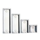 COMELIT - Serie Powercom - Custodia da parete acciaio inox 9 moduli, 375x303x32,5mm