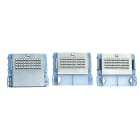COMELIT - Serie Powercom - Modulo 0 pulsanti per unità audio, acciaio inox, LED blu