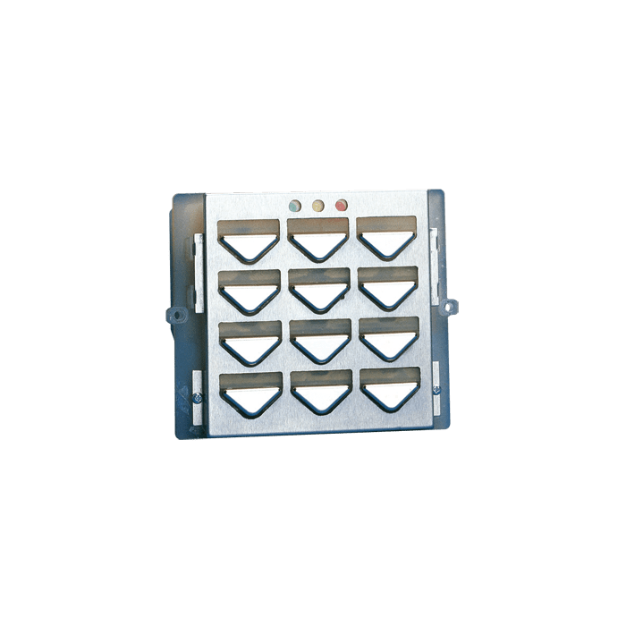 COMELIT - Serie Powercom - Modulo chiave elettronica digitale Powercode, tastiera illuminata LED blu, 2 relè 10A, 1-8 cifre