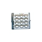 COMELIT - Serie Powercom - Modulo chiave elettronica digitale Powercode, tastiera illuminata LED blu, 2 relè 10A, 1-8 cifre