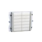 COMELIT - Serie Ikall - Modulo illuminato segnalazioni, sistema Simplebus, cartellino max 12 nomi, illuminazione LED blu/bianco/spento