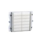 COMELIT - Serie Ikall - Modulo illuminato segnalazioni, sistema tradizionale, cartellino max 12 nomi, illuminazione LED blu/bianco/spento