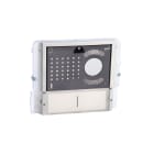 COMELIT - Serie Ikall Metal - Modulo 2 pulsanti predisposto per unità audio/video, mascherina acciaio inox, illuminazione LED blu/bianco/spento