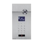 COMELIT - Serie 3one6 - Pulsantiera video da incasso in acciaio inox AISI 316, 15 pulsanti sense, sistema ViP, LCD, tastiera braille, IK08, H.264