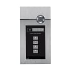 COMELIT - Serie 3one6 - Pulsantiera video HD da incasso in acciaio inox AISI 316, touch screen 8", sistema ViP, vetro antisfondamento, IK08
