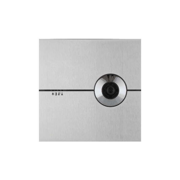 COMELIT - Modulo audio/video Simplebus 2, serie Architectus-Pro, gruppo 4680C integrato, acciaio inox 3mm, alimentazione 33VDC