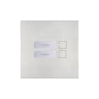 COMELIT - Modulo 2 pulsanti, sistema ViP/S2, piastra acciaio inox 3mm, sense senza movimento meccanico, portacartellini LED