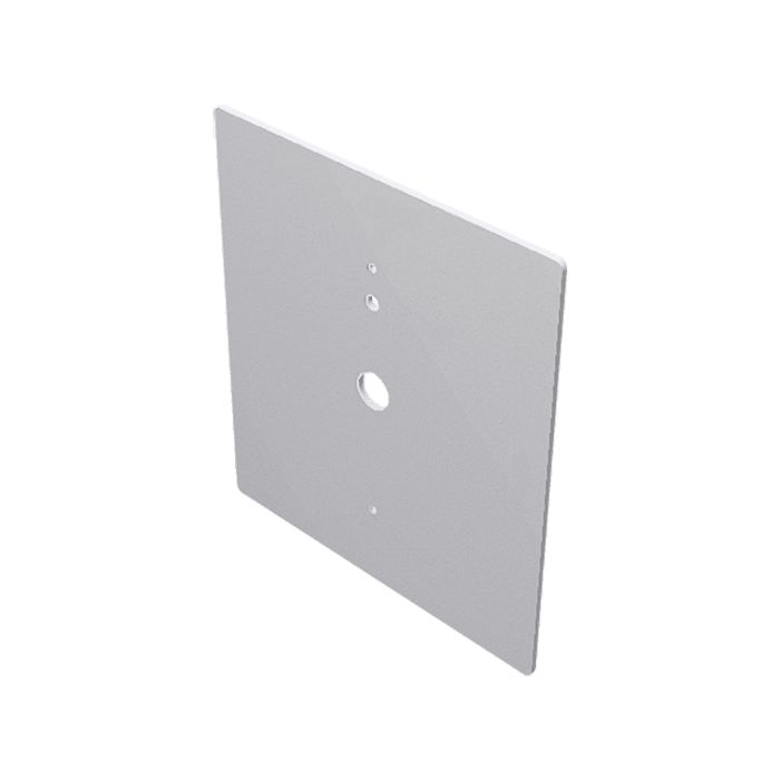 COMELIT - Serie Visto - Placca adattamento campanello smart, scatole 503/quadrate/502, PMMA bianco