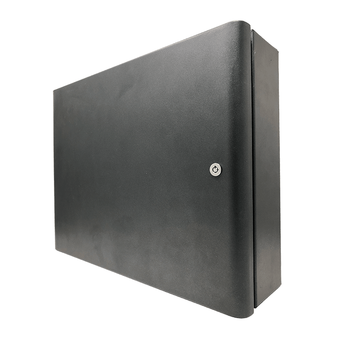 COMELIT - Serie Atena - Alimentatore supplementare esterno 72h, batterie max 2x12V 18Ah, monitoraggio menu centrale, IP30, EN54-4