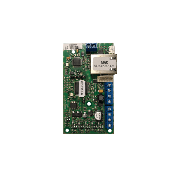 COMELIT - Modulo LAN per centrali 41CPE112/41CPE012, comunicazione HORUS, programmazione LOGI PROG 41ECN000