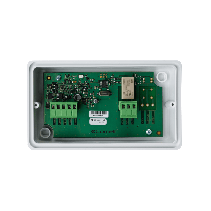 COMELIT - Modulo indirizzato 1 uscita relè 240VAC 4A, isolatore integrato, contenitore plastico e montaggio a parete, EN54-17/18 41IOM000/240