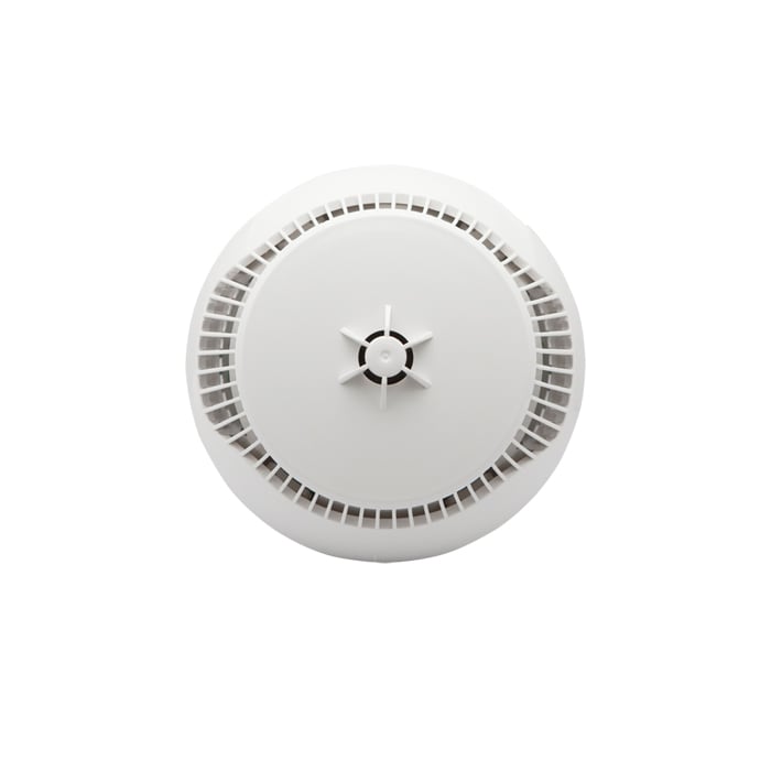 COMELIT - Serie Atena - Rivelatore multicriterio fumo/calore, termovelocimetrico A1R + ottico Tyndall, 3 sensibilità, isolatore, EN54-5/7/17