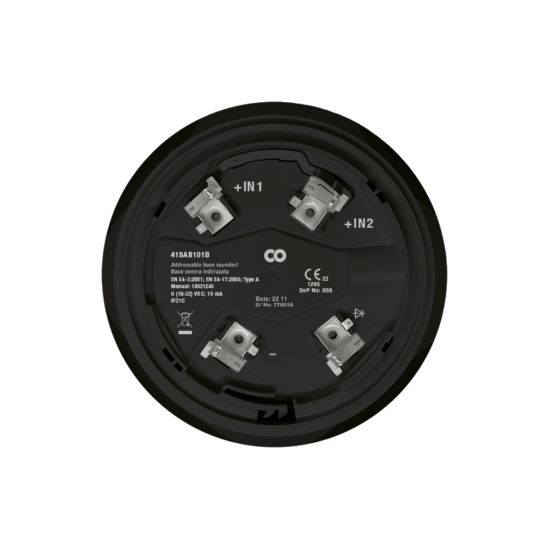 COMELIT - BASE SONORA INDIRIZZATA EN54-3, NERA