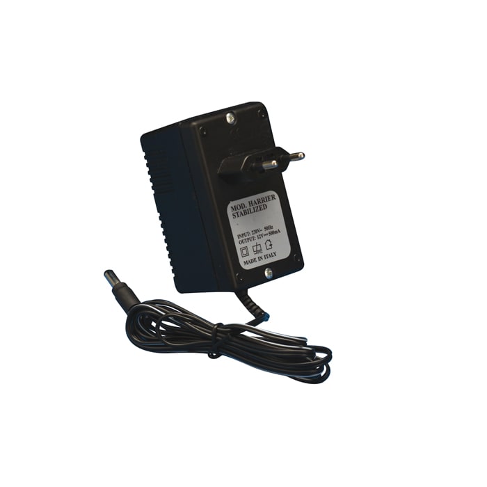 COMELIT - Alimentatore a spina 230VAC, uscita 12VDC 0.5A, connettore jack