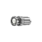 COMELIT - Connettore BNC da saldare e avvitare, ottone nichelato, isolamento teflon, cavo RG59/U, confezione 50 pezzi