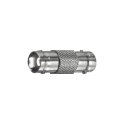 COMELIT - Adattatore presa BNC a presa BNC, ottone nichelato, isolamento poliestere, compatibile connettori 43660/43661/43663/43665, confezione 10 pezzi