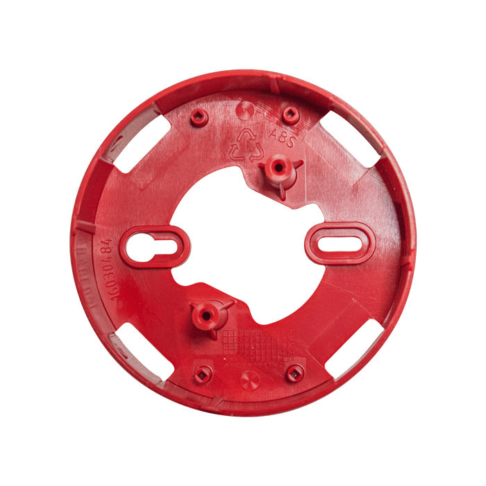 COMELIT - Distanziatore rosso ingresso laterale cavi, per sirene 48SAI020/48SCI040, impianti a vista 43RBR003