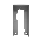 COMELIT - Serie Quadra - Visiera antipioggia per pulsantiera, alluminio verniciato grigio, 99x210x41mm