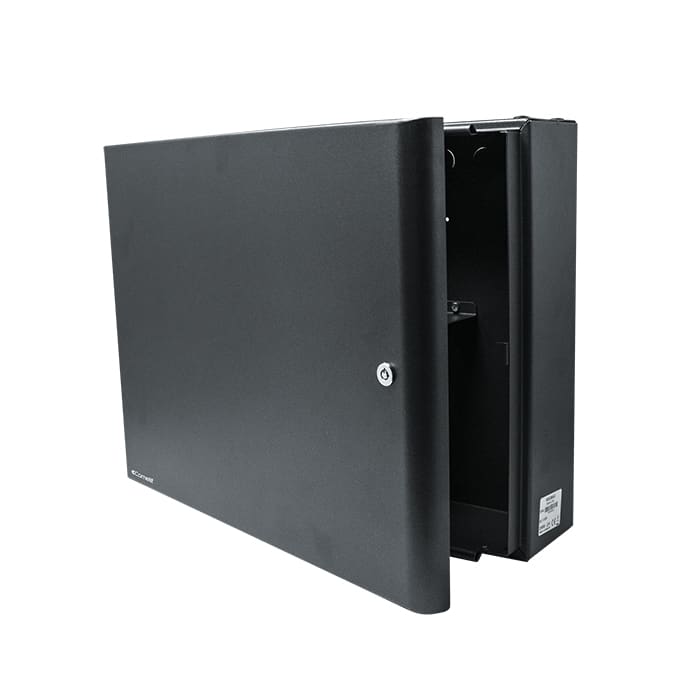 COMELIT - Contenitore metallico per batterie supplementari, alloggia 2x12V 18Ah, dimensioni 430x330x117mm