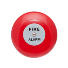 COMELIT - Campana esterno 6" alluminio, 95dB(A), 12mA, IP55, 19-28VDC, Ø150x98mm, scatola giunzione doppio foro inclusa, EN54-3 48CME000