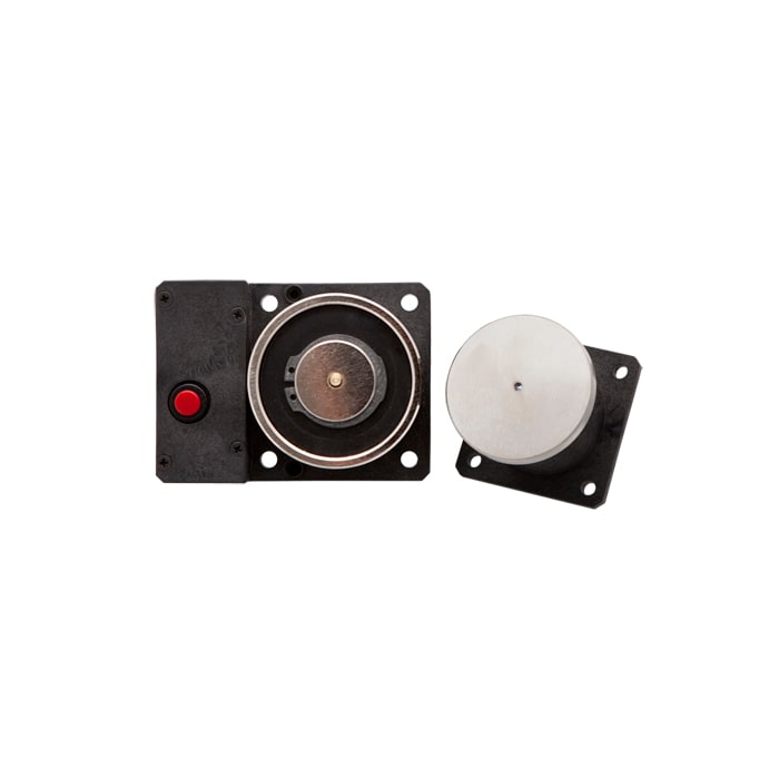 COMELIT - Elettromagnete 100kg porte tagliafuoco, pulsante sgancio, 24VDC 100mA, EN1155